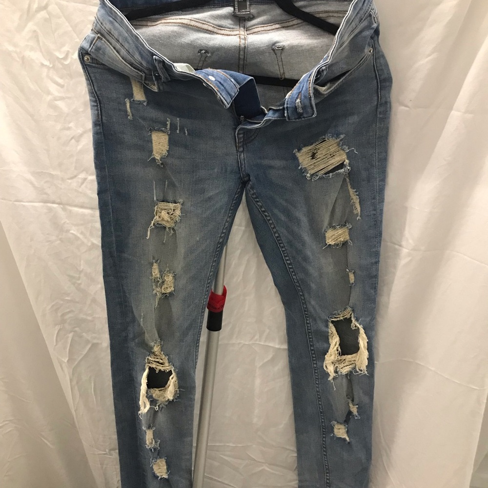 Trendy Distressed Skinny Jeans for Men
